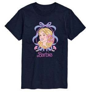 Men's - Barbie - Coquette Floral Bow Short Sleeve Graphic T-Shirt - 1 of 4