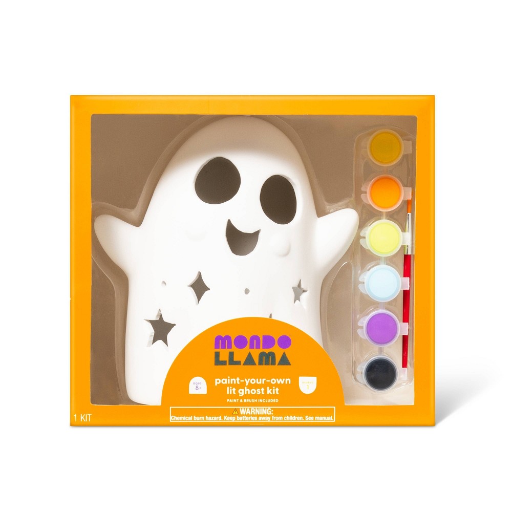 Halloween Lit Ceramic Ghost Kit - Mondo Llama™