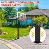 Inground Basketball Hoop Outdoor, 8-10ft Quick Adjustable Basketball Hoop In Ground with 55" Shatterproof Tempered Glass Backboard - 3 of 4