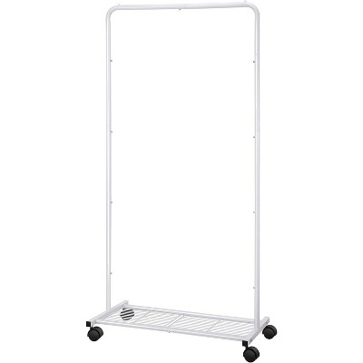 Simple Trending Standard Clothes Garment Rack White
