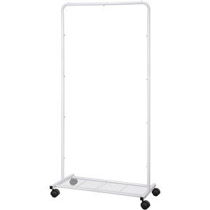Simple Trending Standard Clothes Garment Rack White - 1 of 4