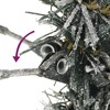vidaXL Artificial Slim Christmas Tree with Flocked Snow 4 ft PVC&PE - 4 of 4