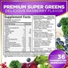 Greens Superfood Powder - Greens Powder Mix for Energy, Spirulina, Chlorella & Digestive Enzymes, Super Green Mix - 30 Servings By Hello Lovely! - 2 of 4