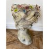 Slickblue Elegant Young Girl Resin Planter With Colorful Butterfly - 4 of 4