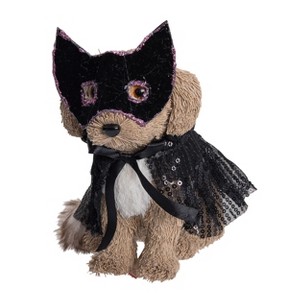 Transpac Thread Dog Plush Figurine Halloween Costume Decorative Object for Indoor Tabletop Decor and Gift Giving - 1 of 1
