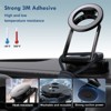 Coverado Black Magnetic Car Phone Holder, MagSafe Car Mount Folding&360° Rotation Magnet Phone Holder for Car, Fit iPhone 12+ - 2 of 4