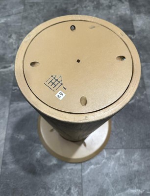 Wooden Round Pedestal Accent Drink Table - Hearth & Hand™ With Magnolia ...