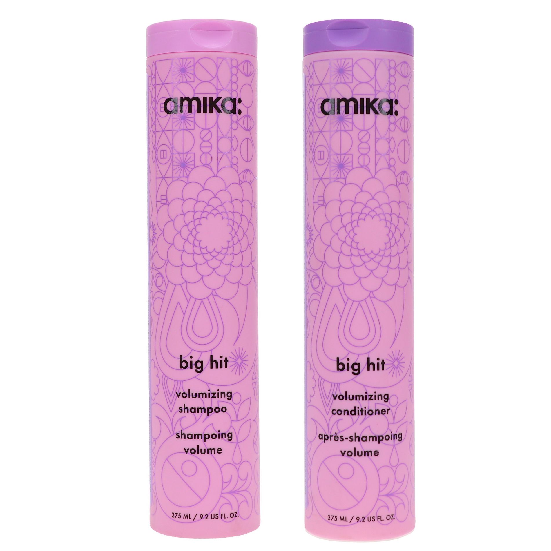 Amika Big Hit Volumizing Shampoo 9.2 oz & Conditioner 9.2 oz Combo Pack