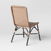 Popperton 2pk Patio Dining Chairs, Outdoor Furniture - Black - Threshold™ designed with Studio McGee - image 3 of 4