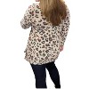 Women's Leopard with Sequin Sweater - honeyme - 2 of 2