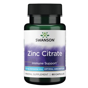Swanson Mineral Supplements Zinc Citrate Capsules - 1 of 2