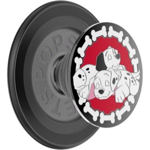 PopSockets Disney Magnetic Cell Phone Grip with MagSafe Adapter Ring - Enamel Puppy Nap - 1 of 4