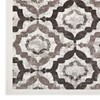 Modway Kalinda Rustic Vintage Moroccan Trellis 8x10 Area Rug - Brown, Beige and Ivory,  100% Soft Heat-Set Polypropylene ,  Tight Low Pile Weave - 2 of 4