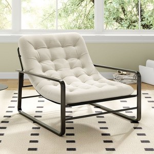 Kumasinova High-Density Sponge Accent Chair,Modern Lounge Armchair with Metal Frame,Reading Chair for Living Room,Bedroom - 1 of 4