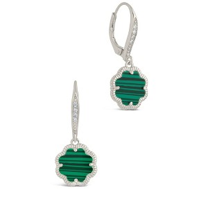 SHINE by Sterling Forever Rose Petal Short Drop Earrings - 1 of 3
