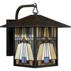 Inglenook 1-Light Valiant Bronze Outdoor Wall Lantern - 3 of 4