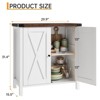 Garvee Buffet Sideboard with 2 Doors and Adjustable Shelf, Storage Cabinet for Dining Room, Living Room, and Kitchen Furniture - 2 of 4
