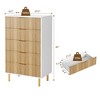 5 Drawer Dresser for Bedroom, 48” Tall Dresser Chest of Drawers, Modern Wood Storage Dresser Organizer - 2 of 4