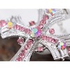 Alilang Vintage-Inspired Silvery Tone Cross Pendant Necklace with Crystal Rhinestone Accents - 3 of 3