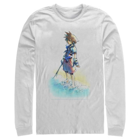 Men's Kingdom Hearts 1 Hero By The Shore Long Sleeve Shirt : Target