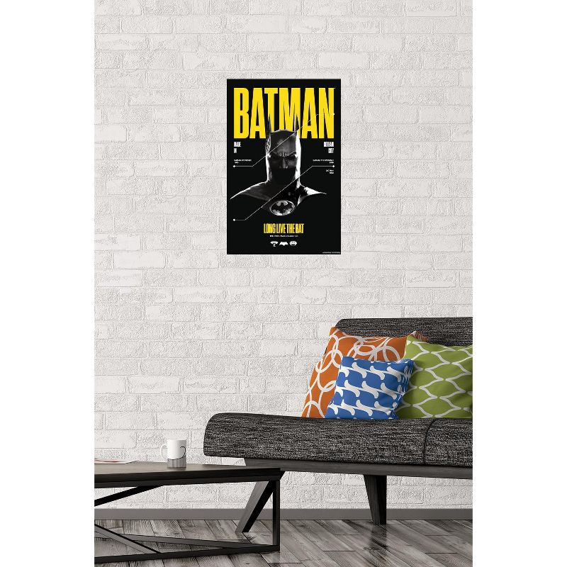Trends International DC Comics Batman: 85th Anniversary - Long Live The Bat (Batman) Unframed Wall Poster Prints, 2 of 7