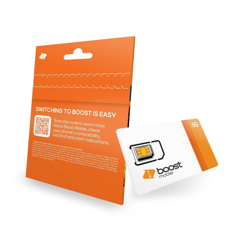 Boost Mobile Preloaded SIM Card Unlimited Data 3 Month, 5 of 8