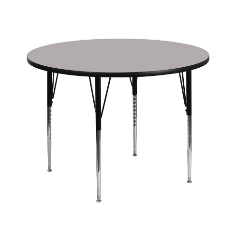 Flash Furniture 42'' Round Thermal Laminate Activity Table - Standard Height Adjustable Legs - image 1 of 3