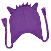 Pokemon Gengar Face 3D Laplander Beanie Skull Cap Purple - 3 of 3
