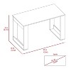 NicBex Modern Minimalist Standing Home Office Writing Desk with Four Legs for Living Room, Office - 2 of 4