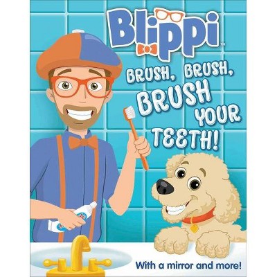 Blippi: Brush, Brush, Brush Your Teeth - (Multi-Novelty) by  Editors of Studio Fun International (Board Book)