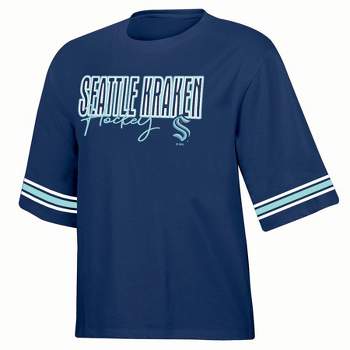 NHL Seattle Kraken Women's Relaxed Fit Fashion T-Shirt