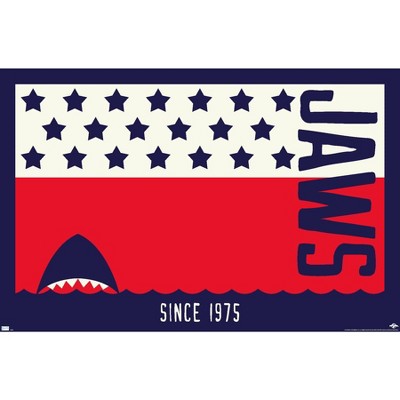 Trends International Jaws - Stars and Stripes Unframed Wall Poster Prints