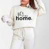 Simply Sage Market Let's Stay Home Lightweight Garment Dyed Sweatshirt - 2 of 4