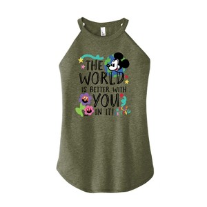 Women's - Disney - Mickey Mouse Graphic High Neck Tank - 1 of 3