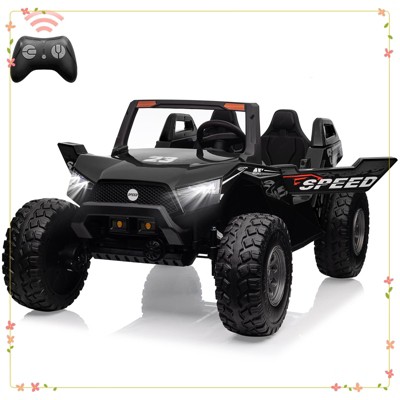 24V 2 Seaters Ride On UTV Car with Remote Control for Kids, 4WD Motors Electric Vehicle