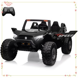 24V 2 Seaters Ride On UTV Car with Remote Control for Kids, 4WD Motors Electric Vehicle - 1 of 4