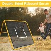 4x4ft Soccer Rebounder Net for Baseball Softball Adjustable Training Sport Net for Passing,Control,Bounce Back Practice,Easy Setup for Backyard/Field - 2 of 4