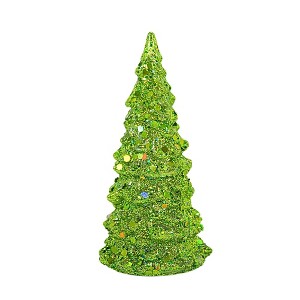 Roman 4.75 In Lighted Glitter Tree Battery Operated Tree Sculptures - 1 of 3