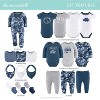 The Peanutshell Layette Gift Set for Baby Boys, Blue Camo, 23 Essential Pieces - 3 of 4