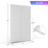 Dovelina Metal Outdoor Privacy Screen Freestanding Patio Decorative Screen (Set of 2) - 3 of 4