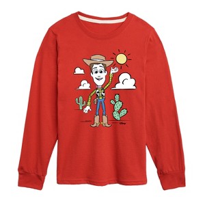 Boys' - Disney - Woody Pastel Long Sleeve Graphic T-Shirt - 1 of 4