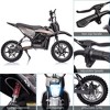 36V Kids Ride On Dirt Bike, Electric Off Road Motorcycle with 500W Brushed Motor, Fast Speed Up to 15.5 Mph, Max Load 175 Lbs, Led Light - 4 of 4