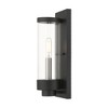 Livex Lighting Hillcrest 1 - Light Wall Light in  Textured Black - 4 of 4