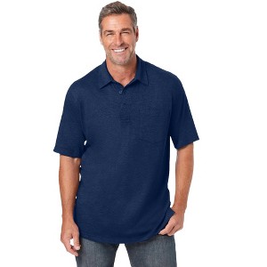 KingSize Men's Big & Tall Tall Ultra-Lightweight Polo - 1 of 4