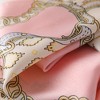 Anna-Kaci Women's Baroque Print Satin Scarf with Glossy Finish 20×20 Inches - 4 of 4