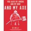 Men's Lord of the Rings Fellowship of the Ring Gimli You Have My Sword and My Bow and My Axe T-Shirt - 2 of 4