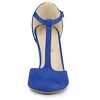 Allegra K Women's Rounded Toe Stiletto High Heel T-Strap Dress Pumps - 2 of 4