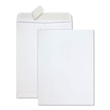 Quality Park Redi-Strip Catalog Envelope, #10 1/2, Cheese Blade Flap, Redi-Strip Adhesive Closure, 9 x 12, White, 100/Box