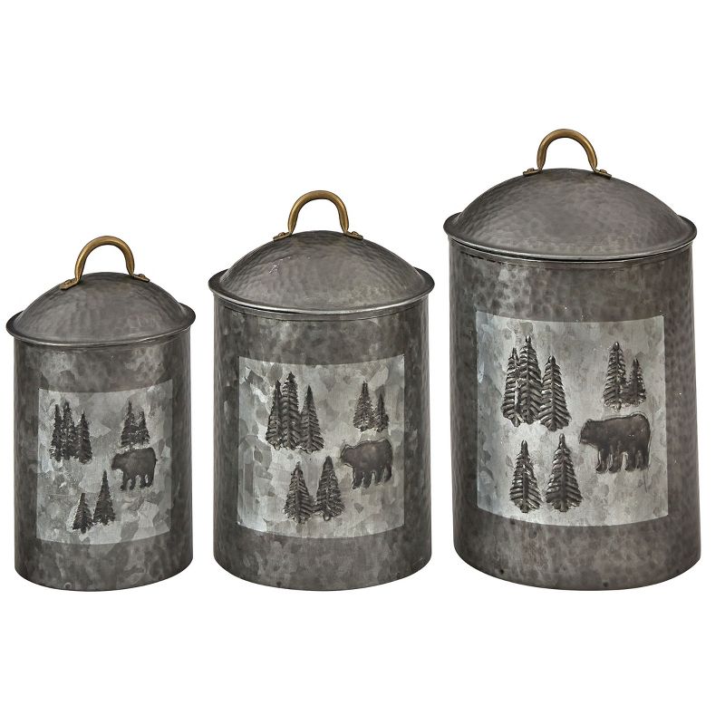 Park Designs Wild Woods Bear Canisters Set, 1 of 4