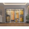 VIPEK V40LC Covered Clothes Rack with Dimmable LED Lights, Heavy Duty Garment Rack Portable Closet Wardrobe - 3 of 4